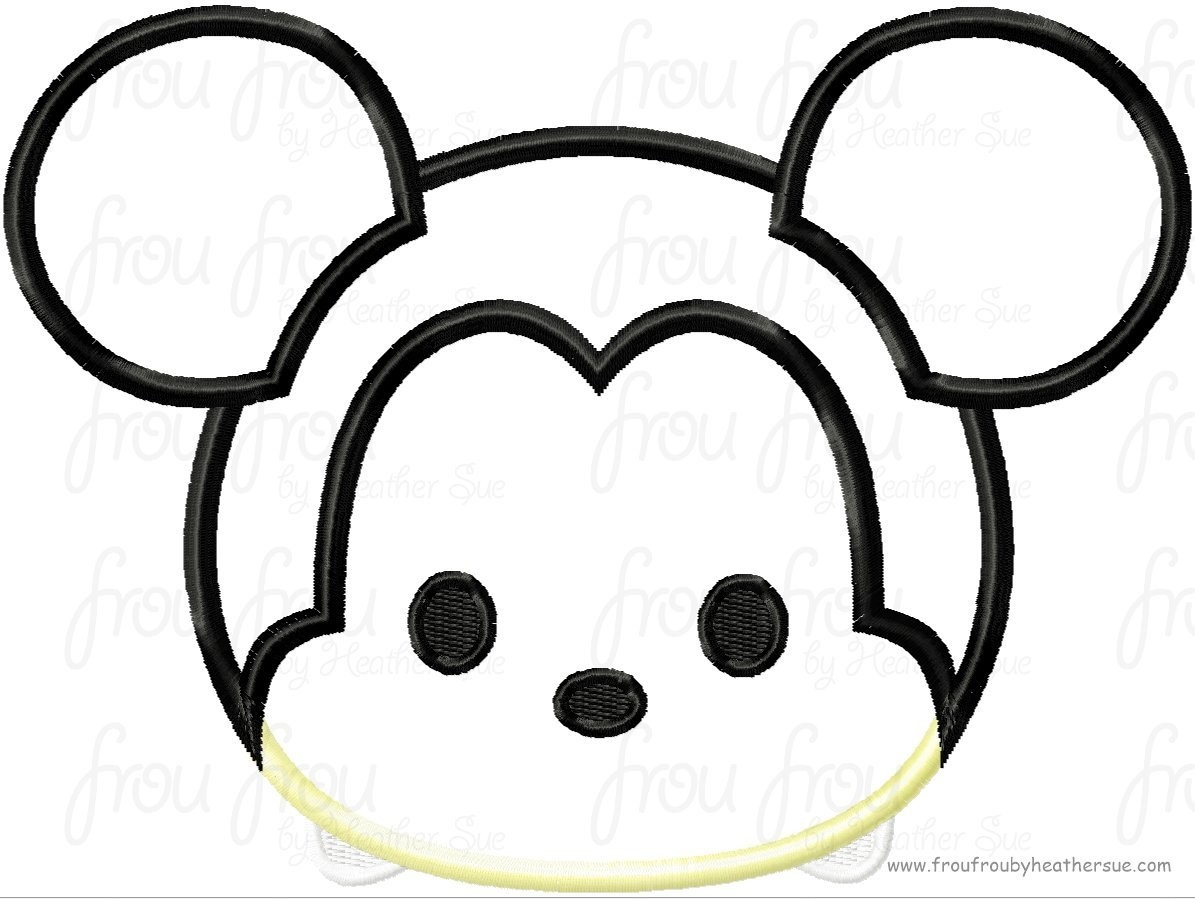 Tzum Mister Mouse Video Game Machine Applique Embroidery Design, Mutliple Sizes including 4 inch