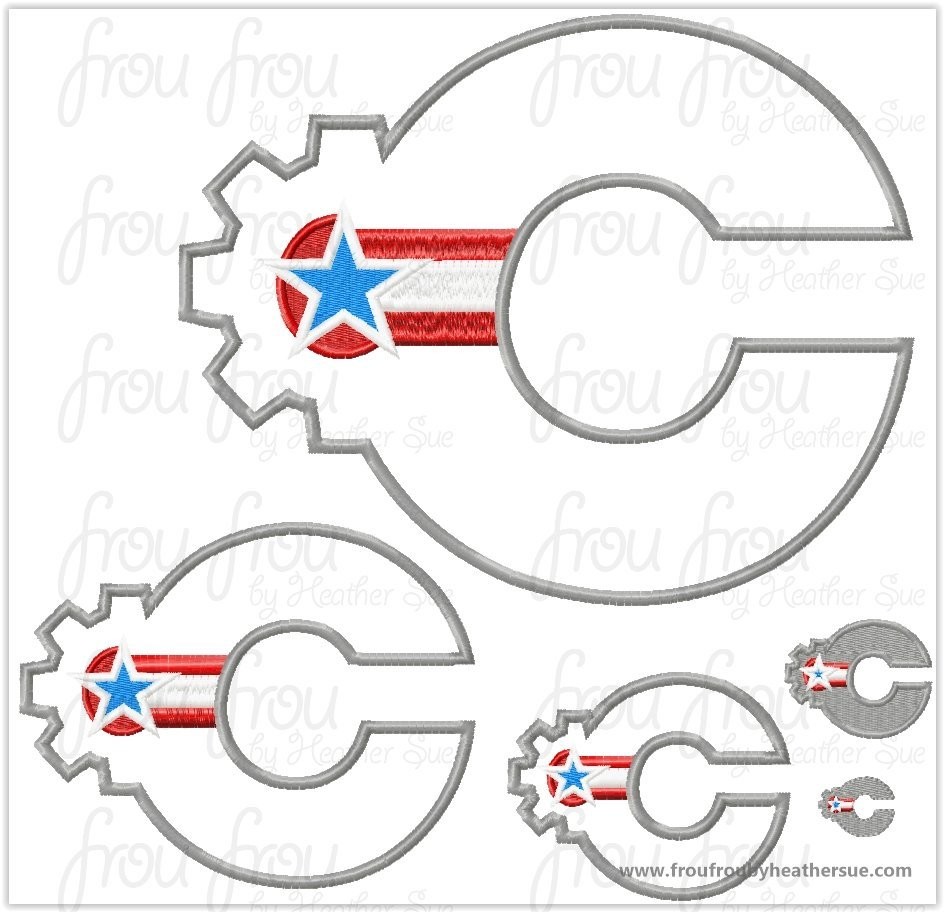 Cyber Super Hero Machine Applique Embroidery Designs, multiple sizes including 1-16 inch