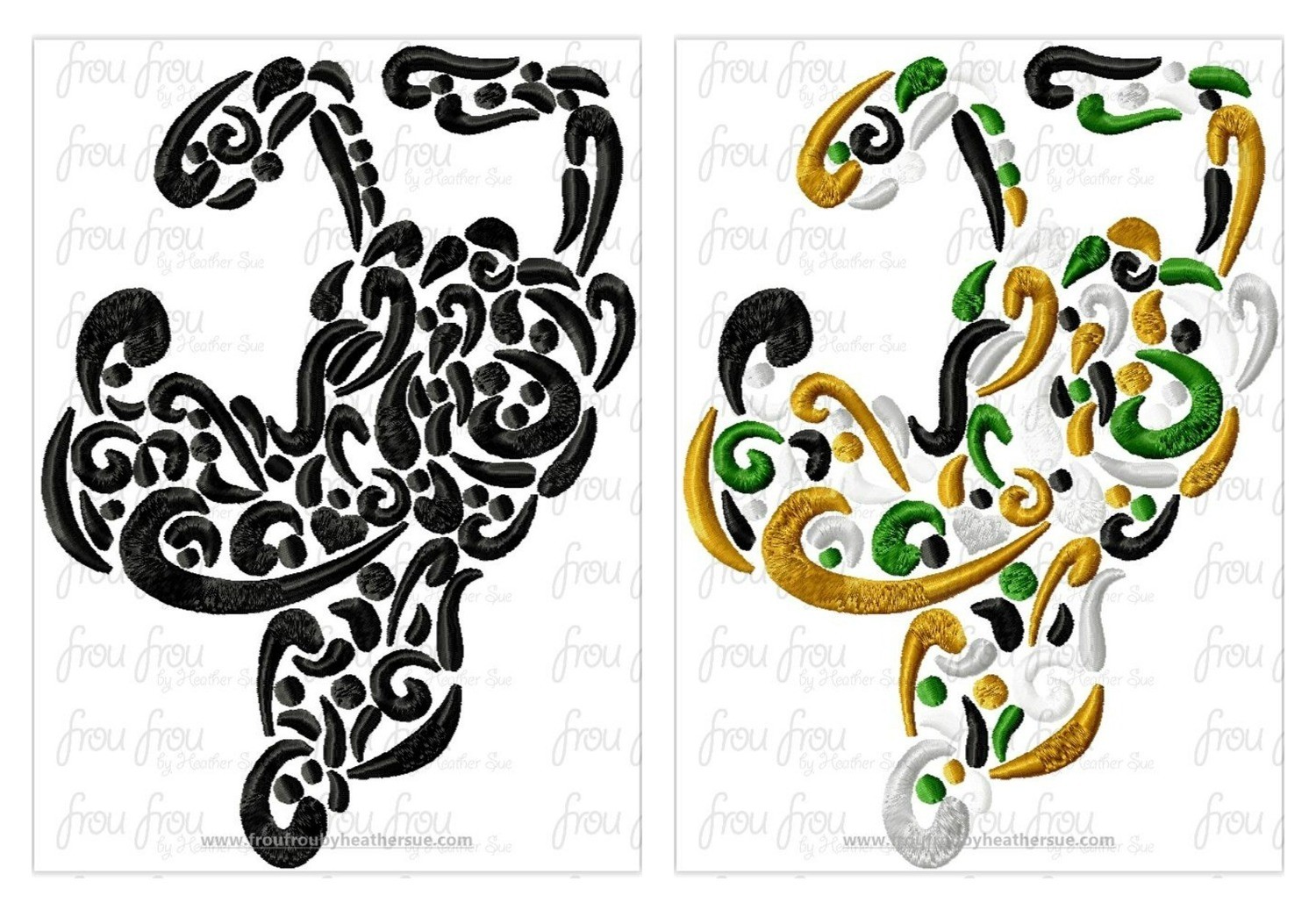 Paisley Swirly Kaleidoscope Plulo Machine Embroidery Designs, multiple sizes including 3&quot;-16&quot;