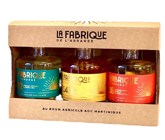 Coffret Arrangés "Exotique" La Fabrique 3x20cl