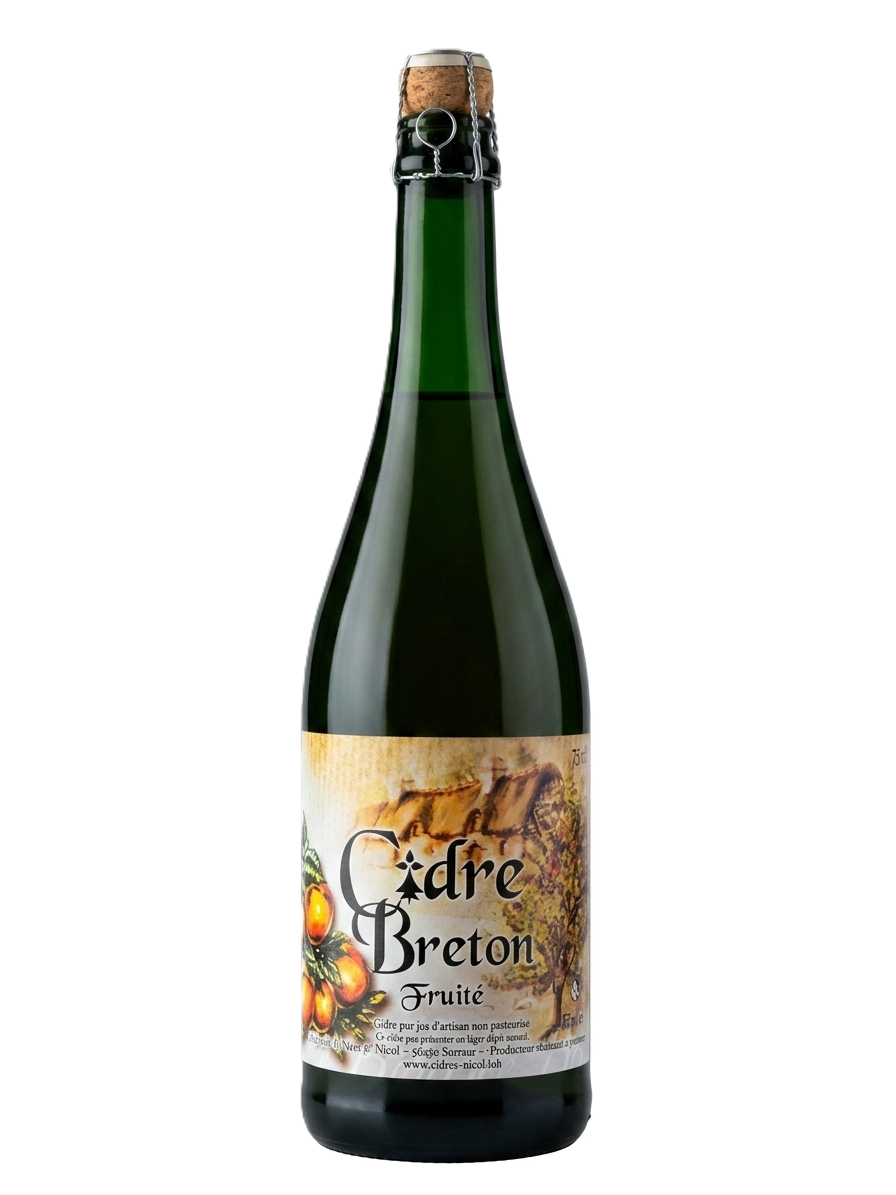 Cidre artisanal  "Nicol" Fruité Doux