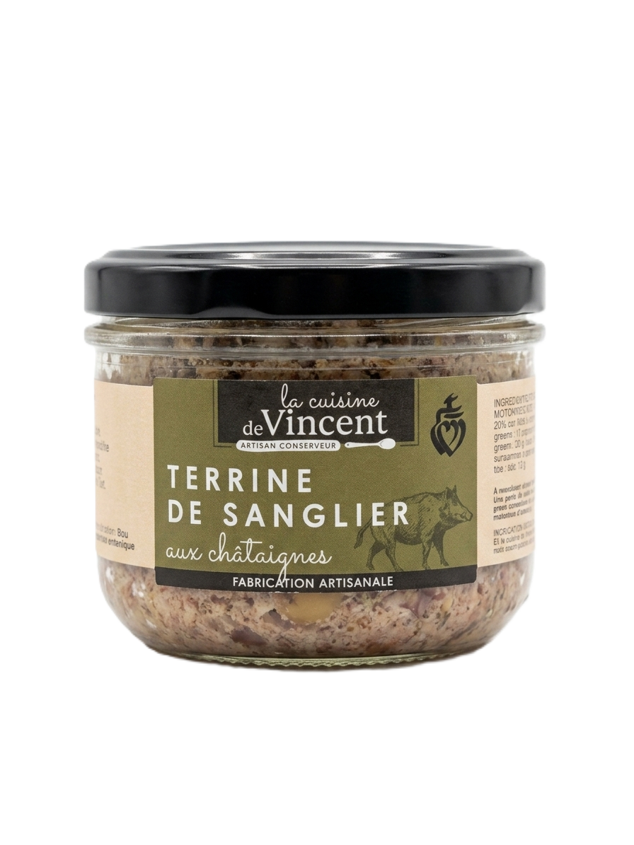 Terrine de sanglier aux châtaignes