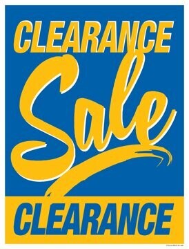 CLEARANCE ITEMS