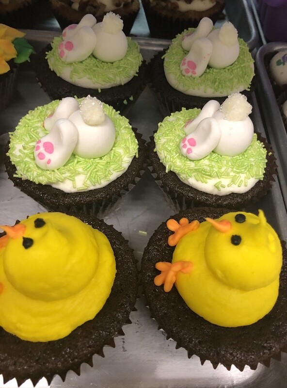 Easter Bunny and Chick Cupcake Assortment