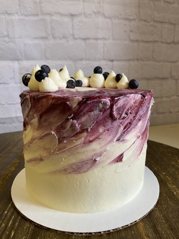 Blueberry Velvet Cake