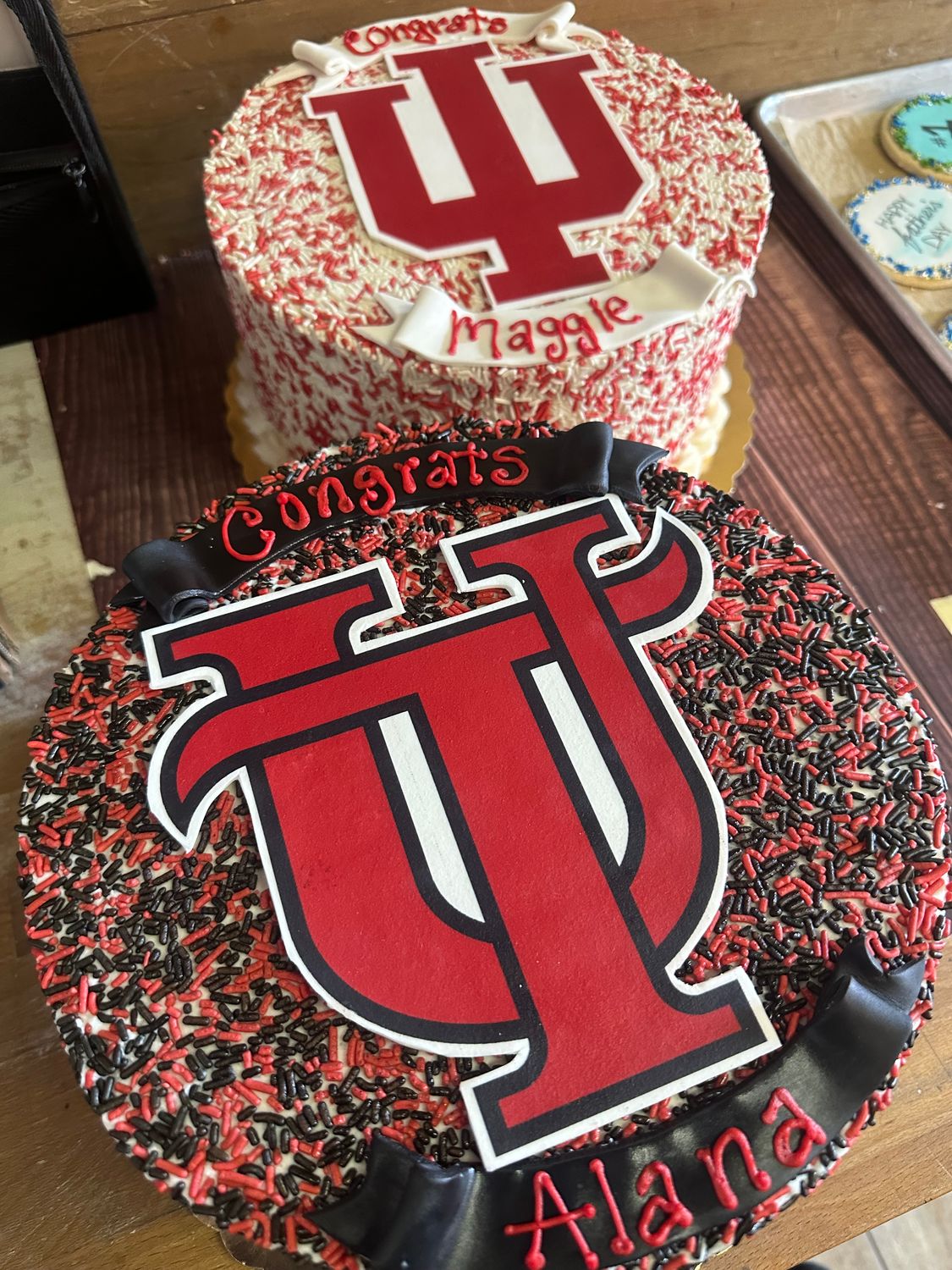 Sprinkle Logo Graduation Cake