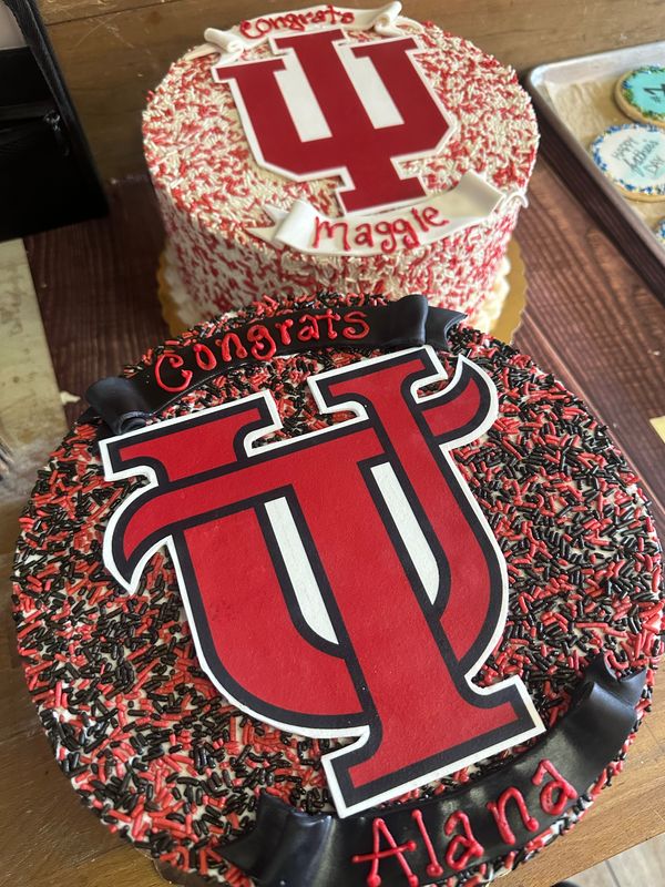 Sprinkle Logo Graduation Cake
