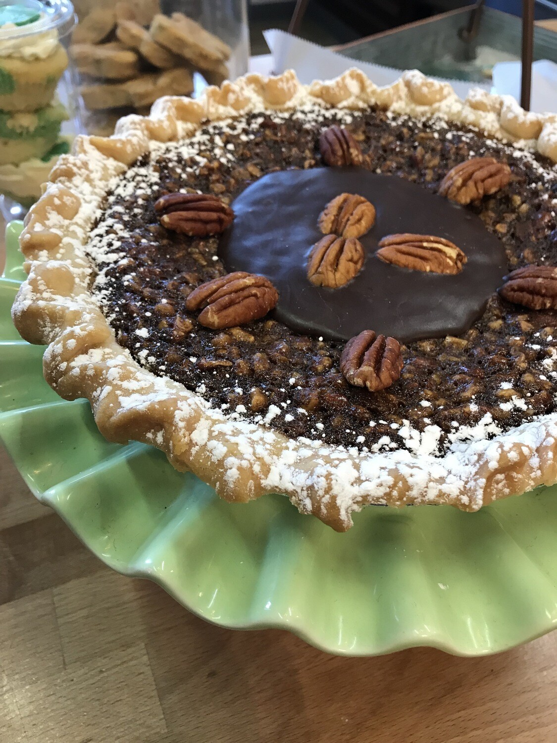 Chocolate Bourbon Pecan Pie