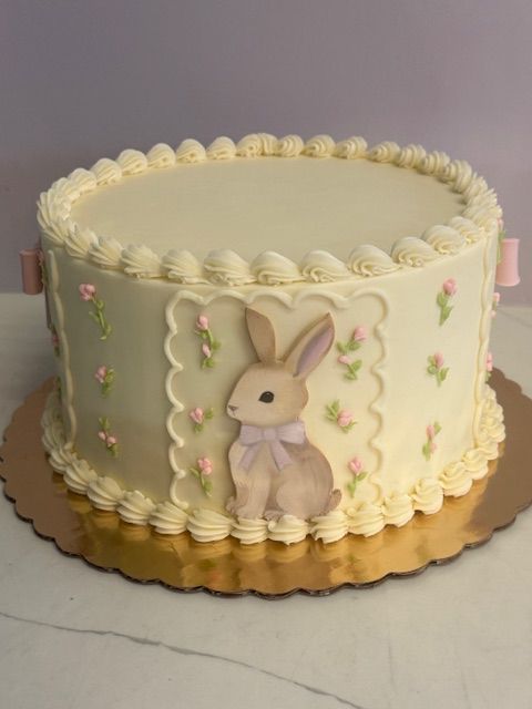 Bunny and Bows Cake
