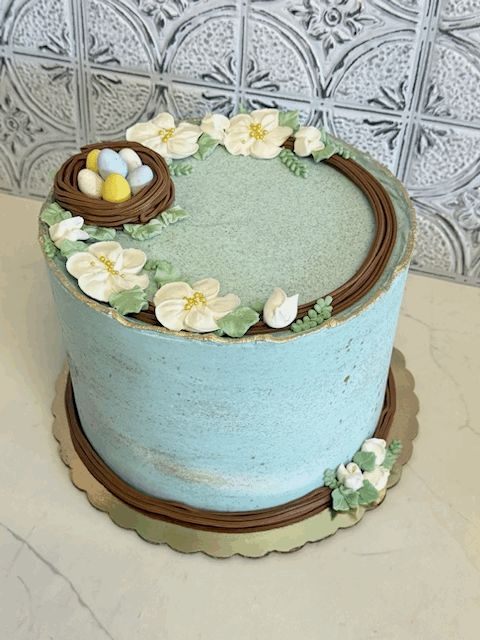 Malted Speckled Egg Cake