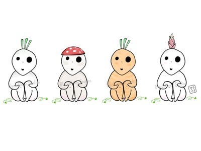 Garden Sprouts Print