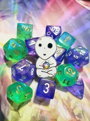 Spirits of the Dice Enamel Pins