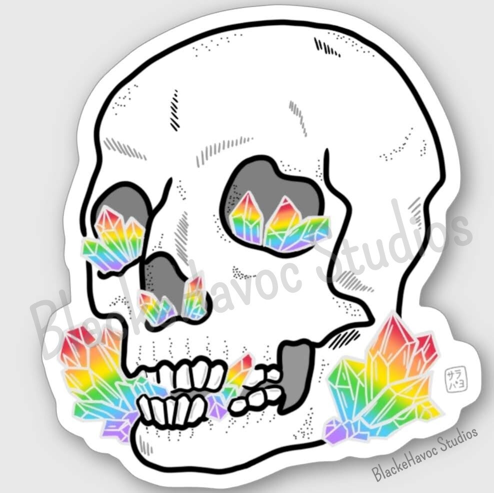 Crystal Skull Stickers