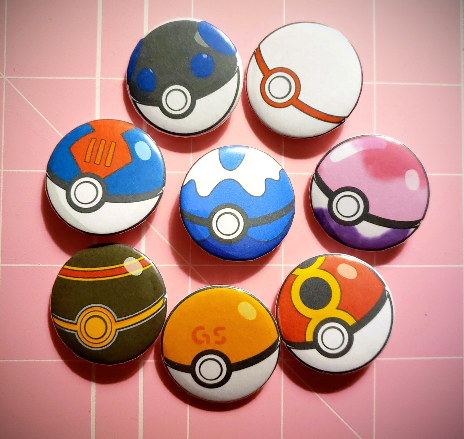 Pokéball Buttons
