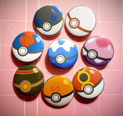 Pokéball Buttons