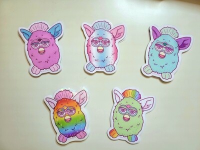 Freaky Furby Stickers