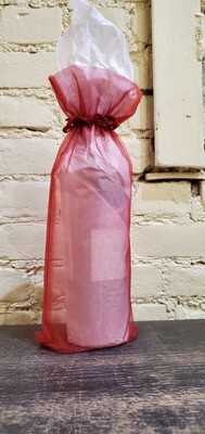Organza Gift Wrapping, Red