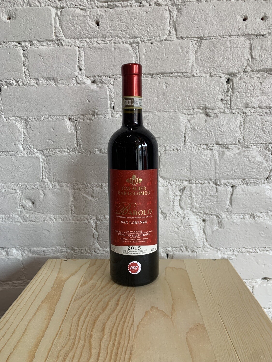 Cavalier Bartolomeo Barolo &quot;San Lorenzo&quot; 2017