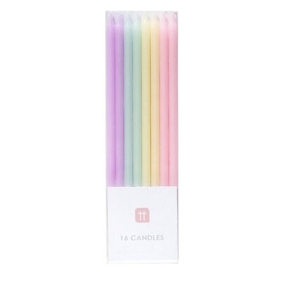 Pastel Party Taper Candles
