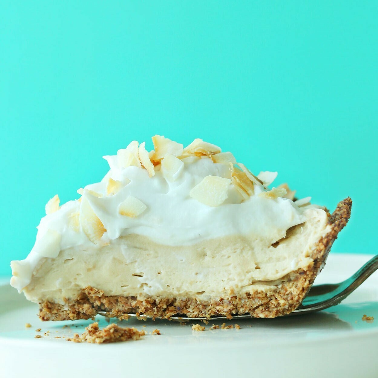 Slice Coconut Cream Pie