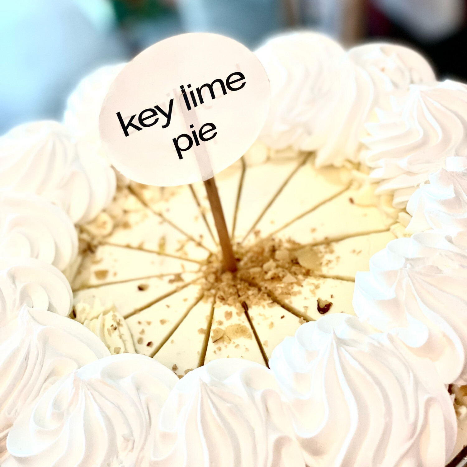 Big Slice Coconut Key Lime Cheesecake