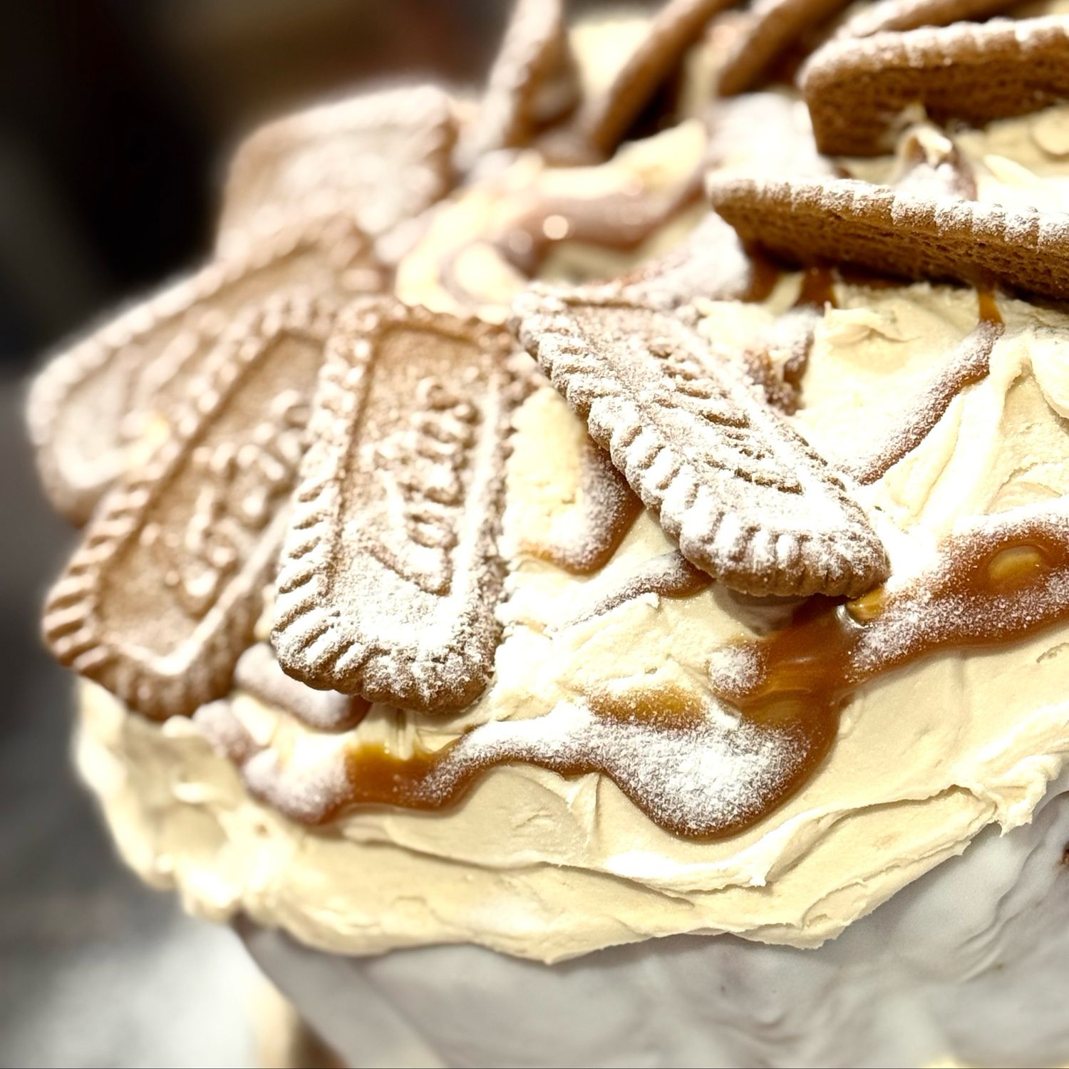 Big Slice Pumpkin Cookie Butter Cake
