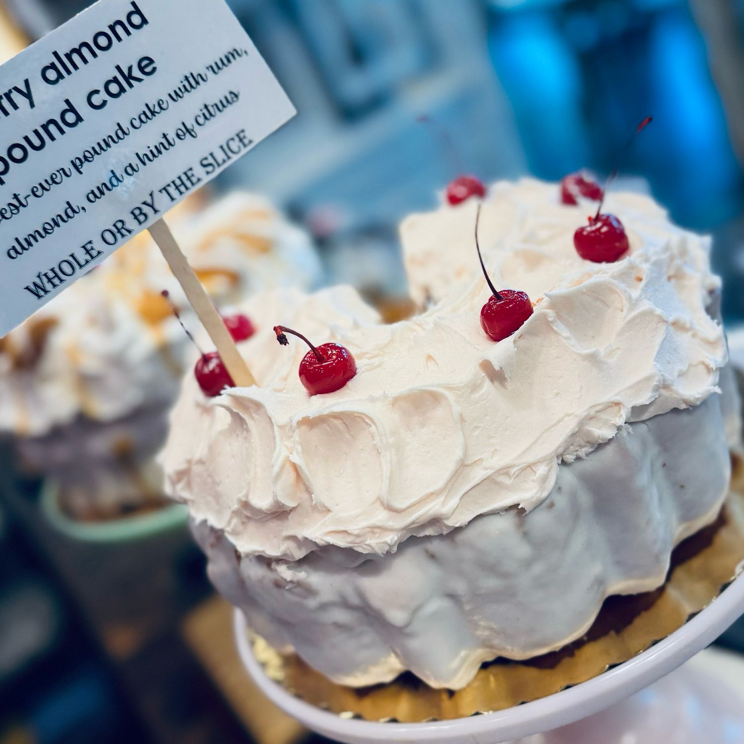 Cherry Almond Pound Cake