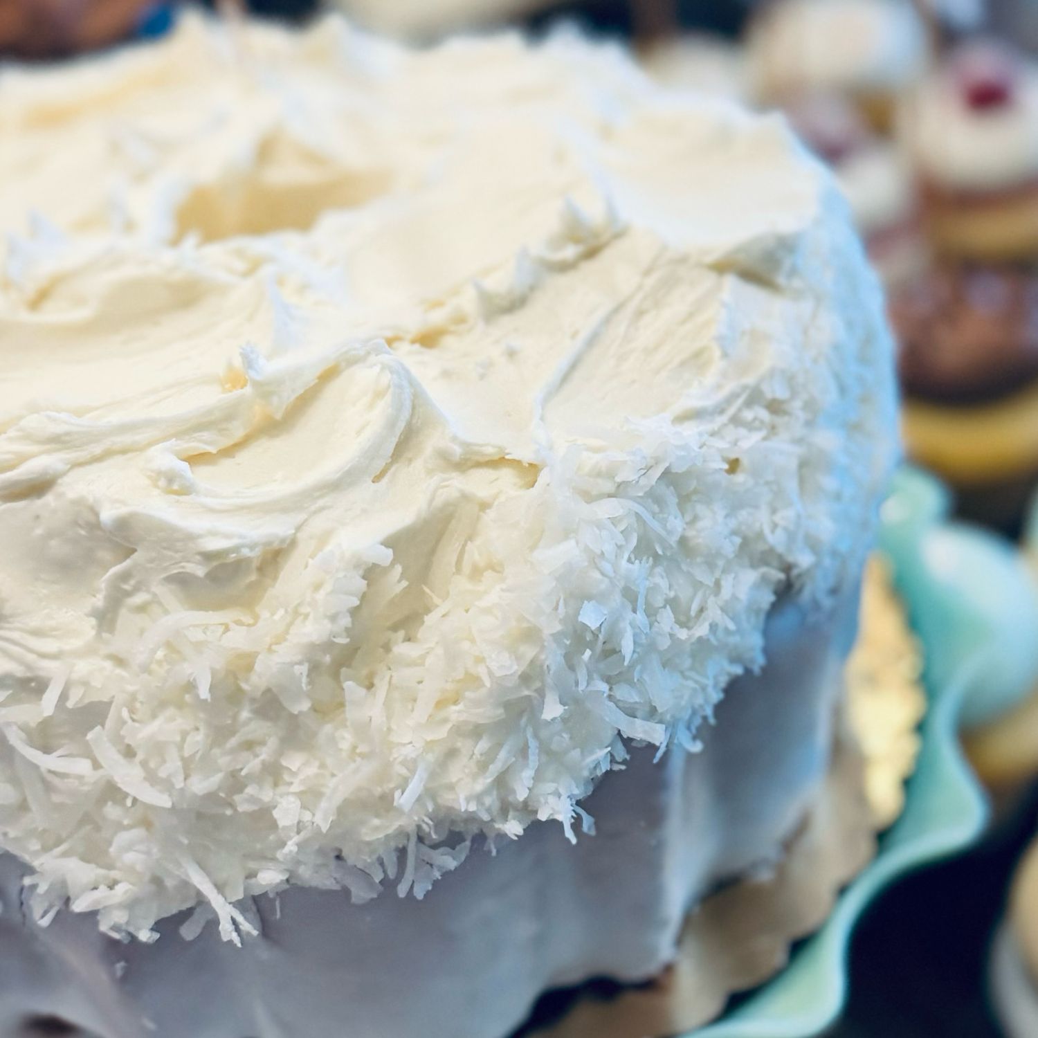 Big Slice Malibu Coconut Cake