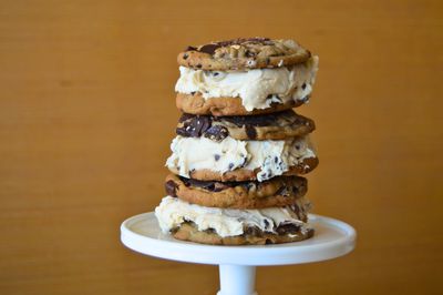 Chocolate Chip Cookie Dough Sandwich