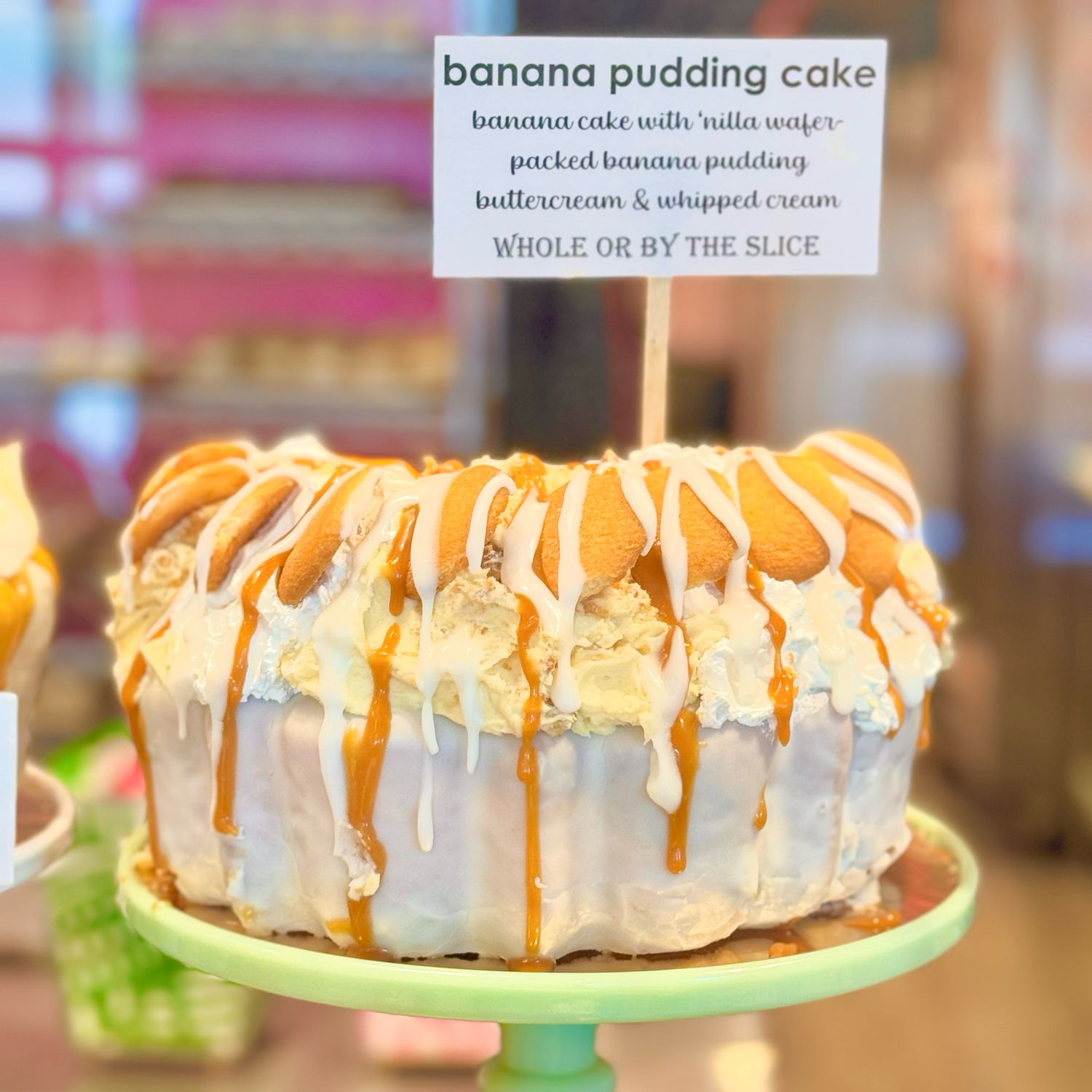 Big Slice Banana Pudding Cake