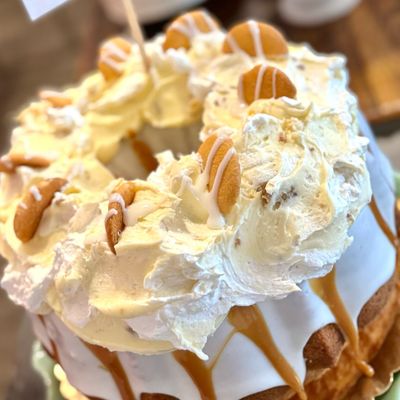 Big Slice Banana Pudding Cake