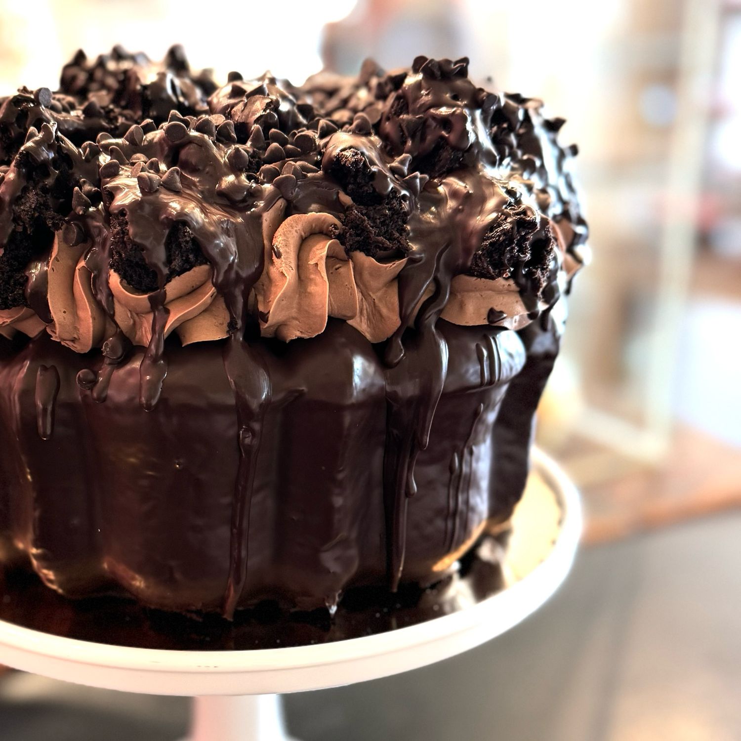 Big Slice Brownie Cake