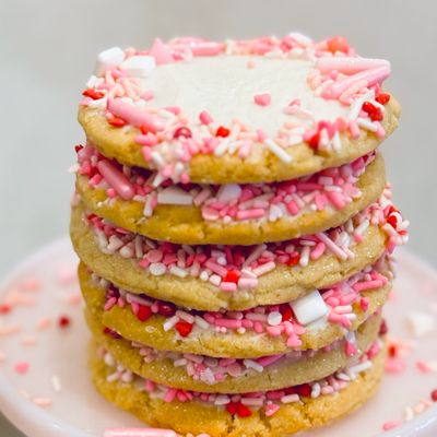 Frosted Valentine Sugar Cookie