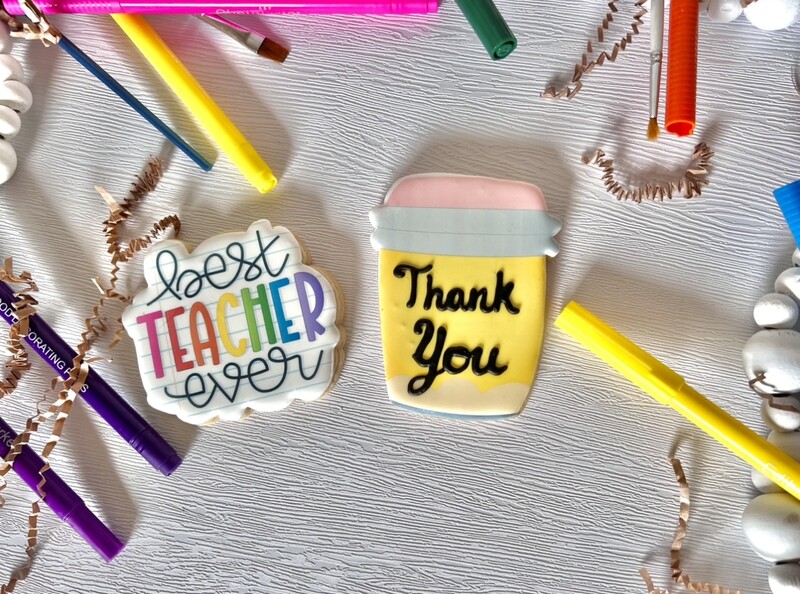 2pc. Cookie Set -Teacher Appreciation