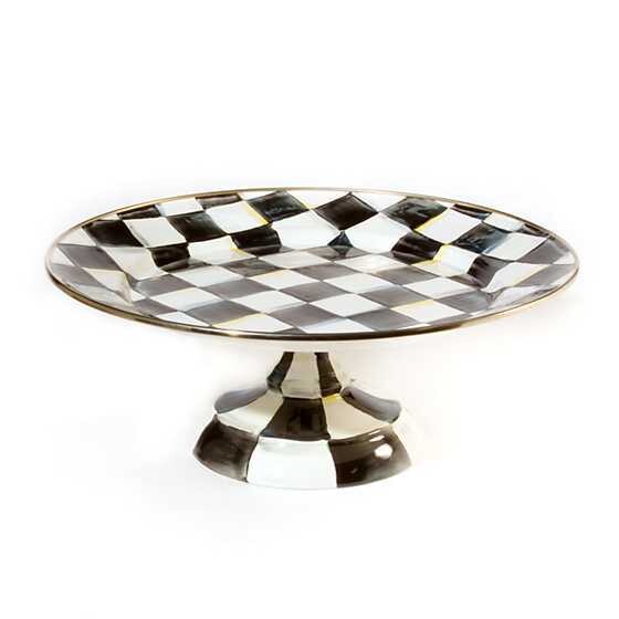 Courtly Check Small Pedestal Platter