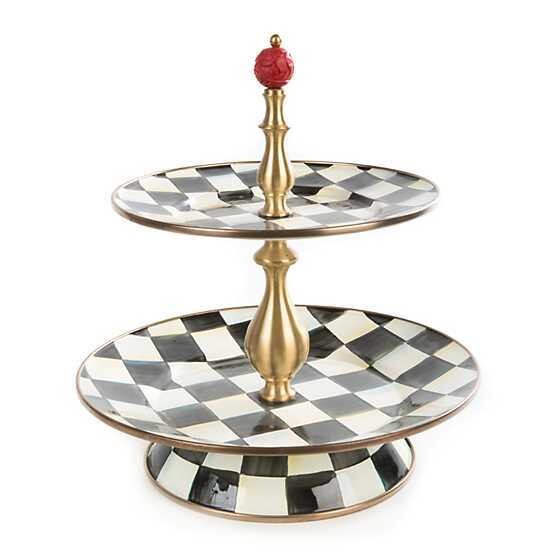 CC Enamel Two Tier Sweet Stand