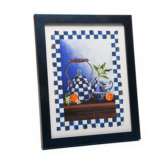 Royal Check Still Life Wall Art - Tea Kettle