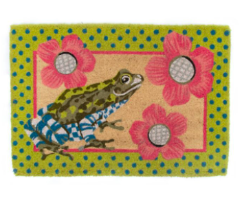 Frog and Flower Entrance Mat