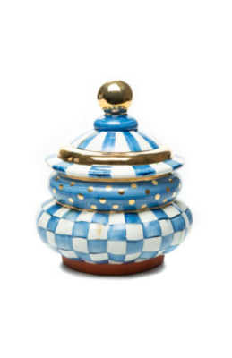 Royal Check Groovy Canister