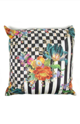 Courtly Flower Market Pillow