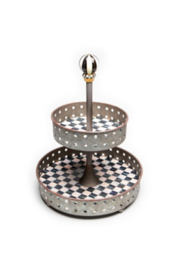 Courtly Tin Tiered Stand