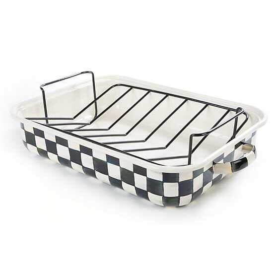 Courtly Check Roasting Pan w Rack