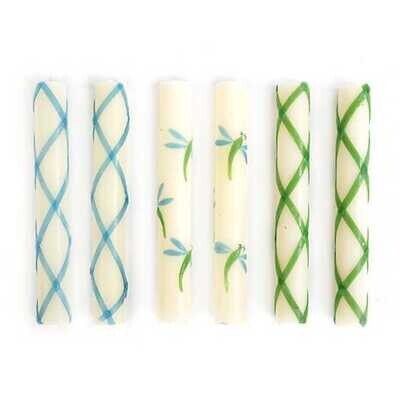 Mini Dinner Candles - Dragonfly - Set of 6
