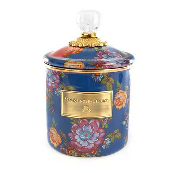 Flower Market Small Canister - Lapis