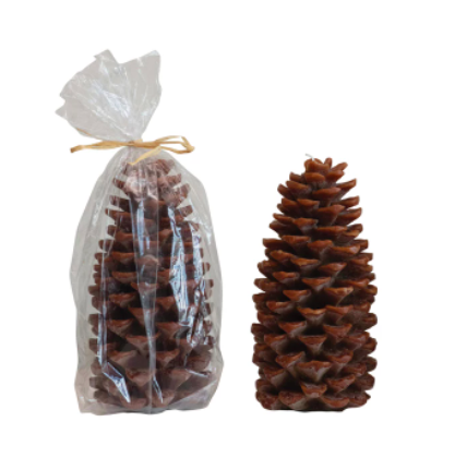 Unscented Pinecone Candle - Large