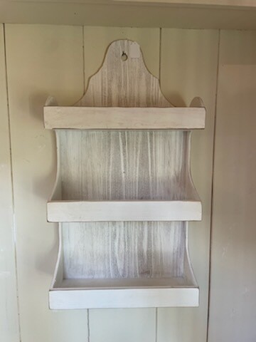 Wood Wall Shelf 31" -  White