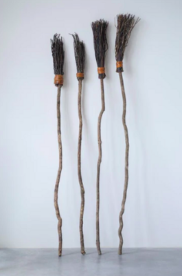 Witch's Broom - Mango Wood & Coconut Twig