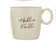 Stoneware Mug - Hello Fall
