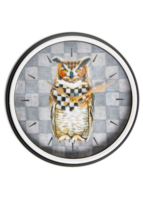 Woodland Owl Wall Clock