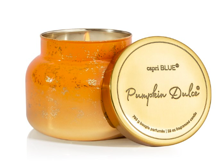Pumpkin Dulce Glimmer Oversized Capri Jar Candle